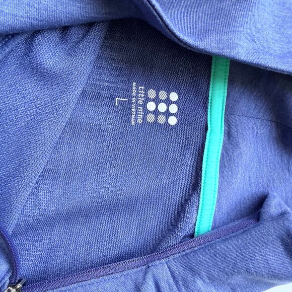 Title Nine Guthrie French Terry Mockneck Sweatshirt Dress L - Picture 2 of 7